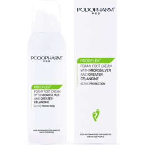 PM08 PODOFLEX® Foamy foot cream with microsilver and greater celendine